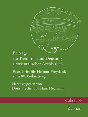cover image of Beitrage zur Kenntnis und Deutung altorientalischer Archivalien